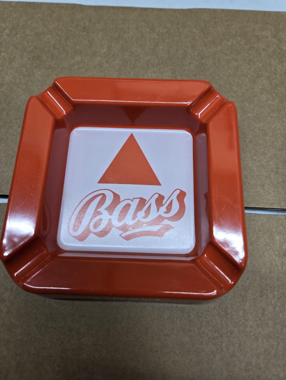 Bass Ale Ashtray. Mfg. In England.  Excellent Condition. Rare Collectible.
